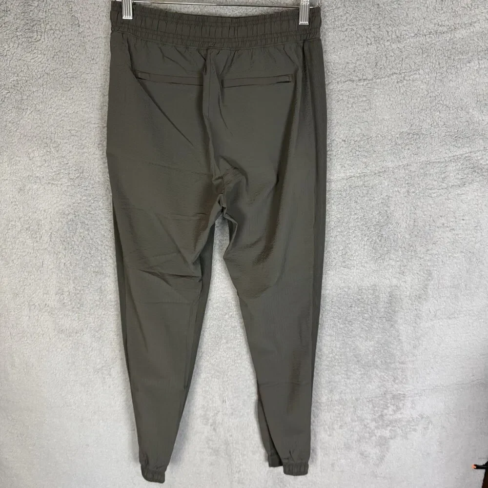 Athleta Pants Womens 2 Green Textured Brooklyn Jogger‎ Stretch Commute Work - Picture 6 of 10